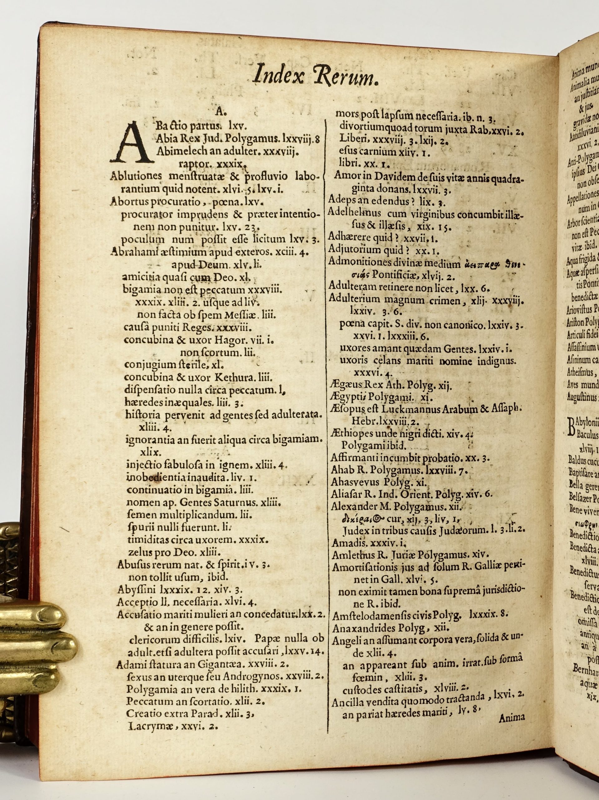 ALETHEO Theophilo - Polygamia Triumphatrix. 1682, rare ouvrage en faveur de la polygamie. Reliure aux armes du président à la chambre des comptes de Paris – Image 18