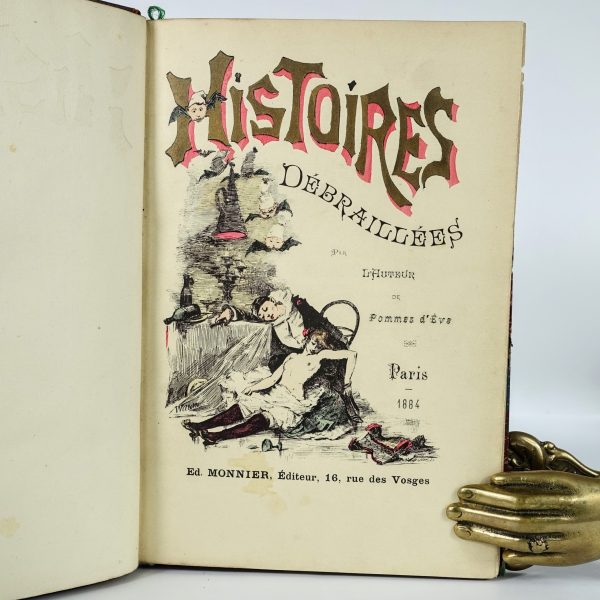 Histoires débraillées. Curiosa EO 1884, Illustrations en sanguine