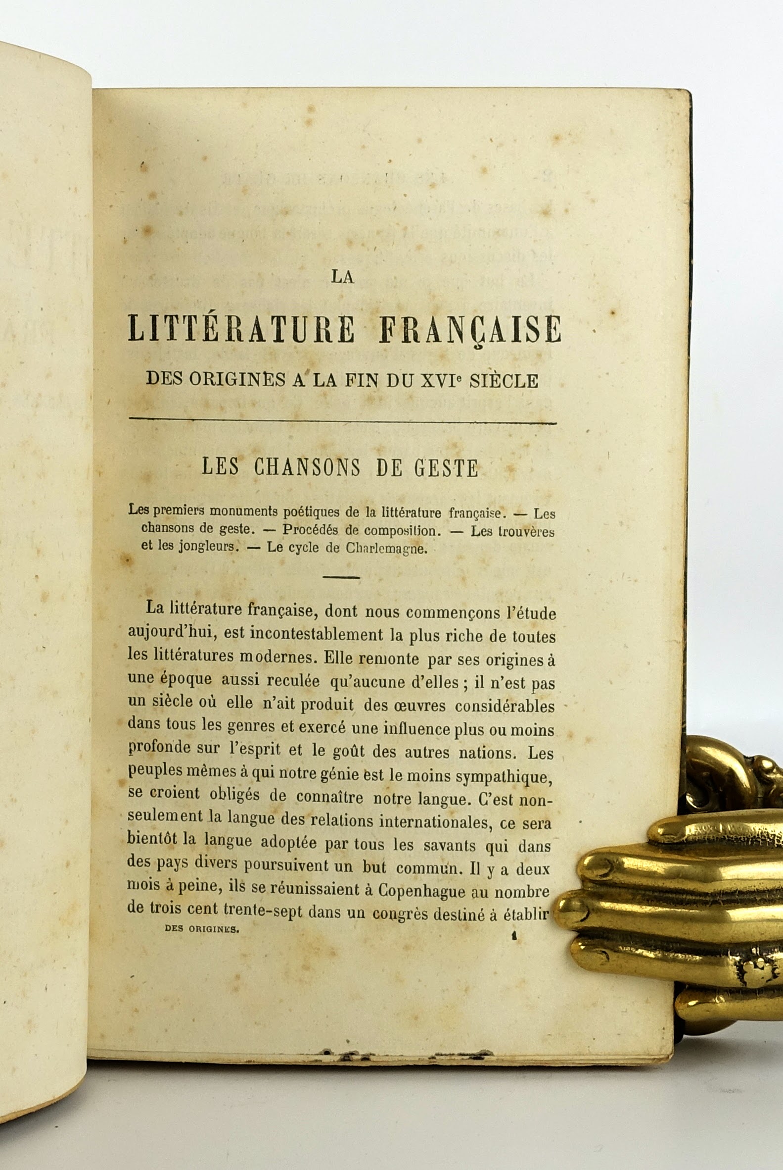 ALBERT Paul - La Littérature Française, 1882, 5/5 vol, reliure maroquin signée – Image 5