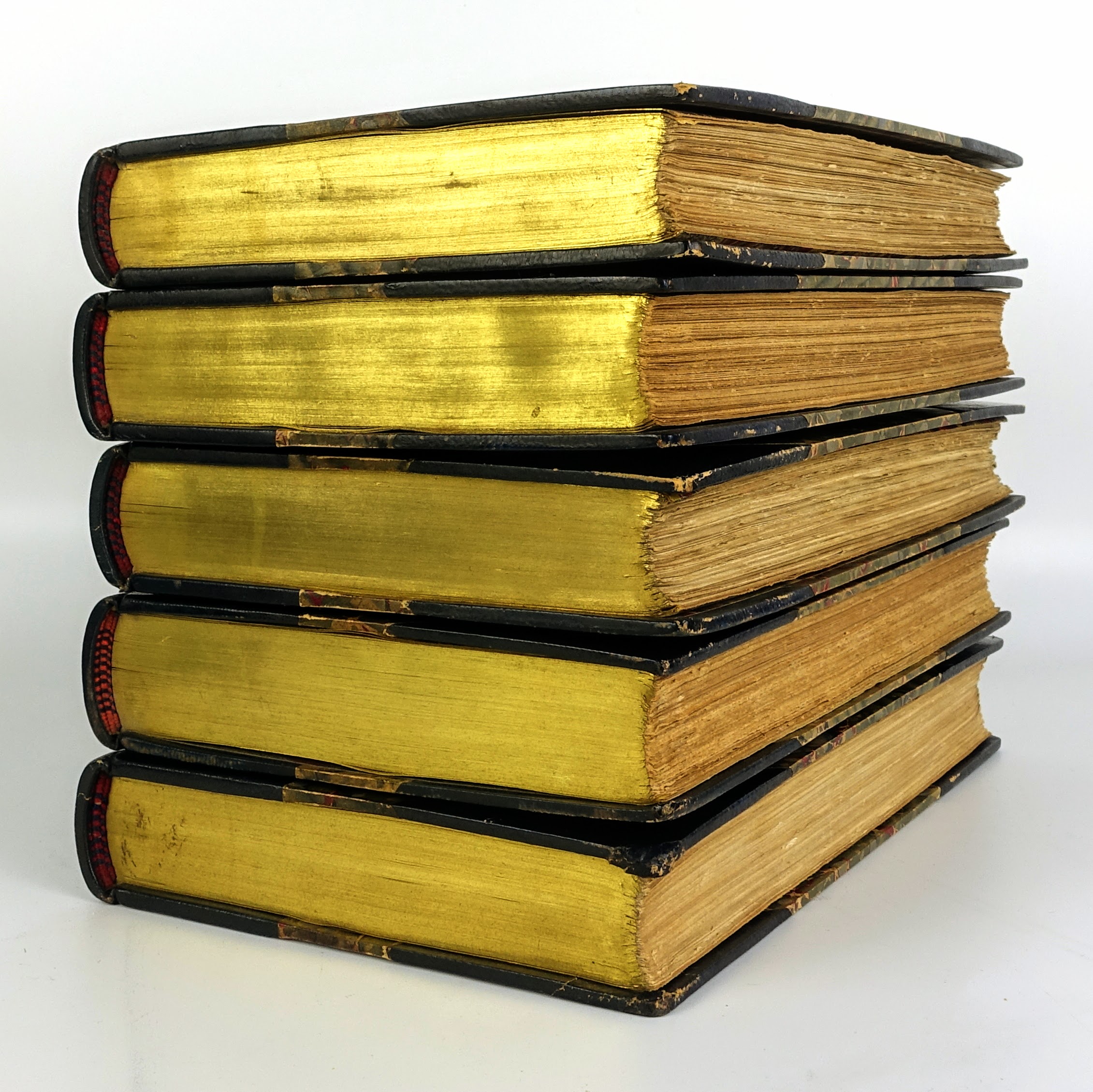 ALBERT Paul - La Littérature Française, 1882, 5/5 vol, reliure maroquin signée – Image 9